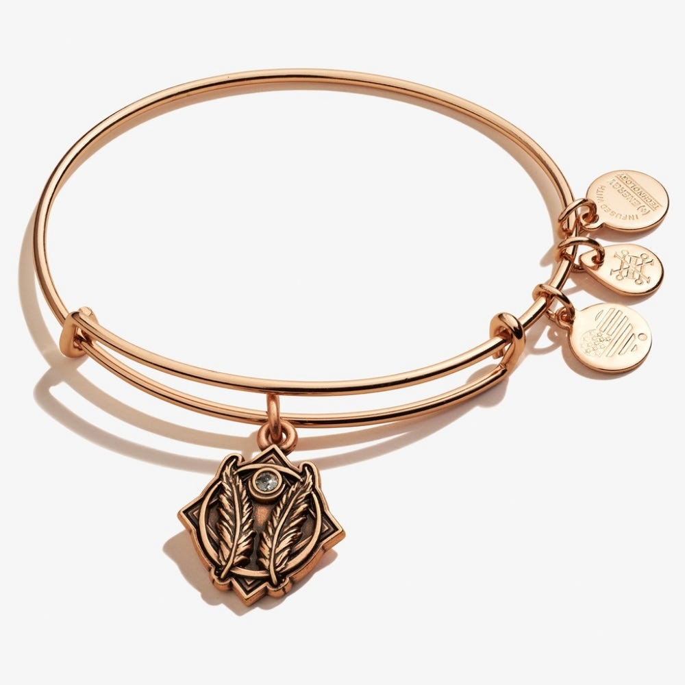 NWT, Alex and Ani Rose Gold Godspeed Bracelet